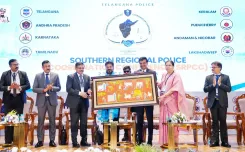 Telangana CM Revanth Reddy pushes for South India police coordination at SRPCC meet