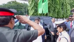 Telangana CM Revanth Reddy honours martyrs at Secunderabad War Memorial