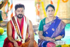 Telangana CM Revanth Reddy Performs Maha Varuna Yagam at Nagarjuna Sagar