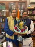 Tharoor backs new AIPC chief, reflects on founding vision