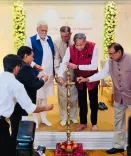 Tharoor Launches Posthumous Book on Vedic Songs in Ahmedabad