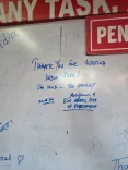 Tharoor Leaves Parting Message on BSF Whiteboard