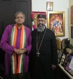 Tharoor meets Bishop of Believers' Eastern Church in Thiruvananthapuram