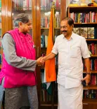 Tharoor meets Kerala Minister Sunny Joseph in Delhi on environment and power