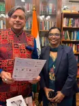 Tharoor Meets Niramai Team on Breast Cancer Screening Tech
