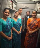 Tharoor Praises SriLankan Airlines Crew, Heads Back to Delhi