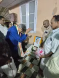 Tharoor Visits Bereaved Families of Two Party Workers in Thiruvananthapuram