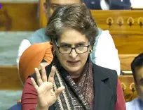 Through Vande Mataram debate, Govt tries to divert attention from current challenges: Priyanka