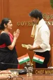 TMC rebel MP Saayoni Ghosh meets Tamil Nadu CM Vijay in Chennai