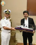 TN CM Joseph Vijay meets Coast Guard Eastern Region chief