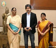 TN CM Joseph Vijay meets State Human Rights Commission members