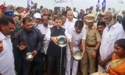 TN Governor, fishermen pay floral tributes to tsumani victims on 20th anniversary