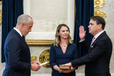 Todd Blanche Sworn In as US Attorney General in Oval Office