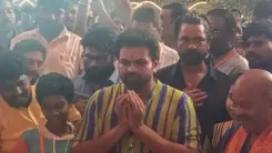 टॉलीवुड एक्टर मंचू मनोज ने 72 फुट ऊंचे इको-फ्रेंडली गणपति के दर्शन किए