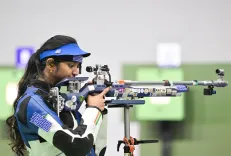 Elavenil Valarivan eyes mixed team gold after double silver at Asian Games