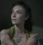 Who is the actress in the intimate scene from 'Toxic'?