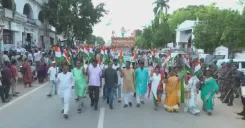 Tripura CMO streams Har Ghar Tiranga Rally live from Agartala