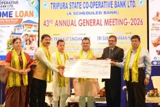 Tripura State Cooperative Bank posts ₹78 crore net profit, 7th straight year