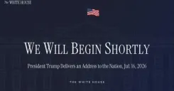 Trump Addresses the Nation on Jul. 16, 2026