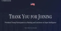 Trump Declares 'We're Leading' in White House Post