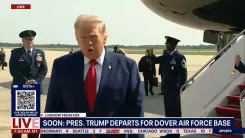 Trump Departs for Dignified Transfer of 4 Americans Killed in Middle East