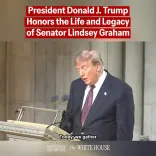 Trump Honors Senator Lindsey Graham's Legislative Legacy