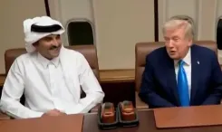 Did Trump Just Hold a Unique Meeting with Qatar's Emir on Air Force One?