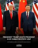 Trump Welcomes Xi Jinping for Official State Visit at White House