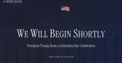 Trump White House Hosts Columbus Day Celebration