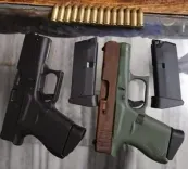 Two members of gang held in Punjab, 9 mm Glock pistols seized