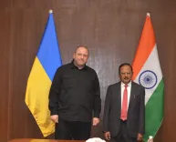 यूक्रेन के राष्ट्रीय सुरक्षा सचिव ने भारत में डोभाल और जयशंकर से वार्ता की