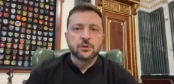 Ukraine President Zelensky calls for sufficient counteraction against Russia