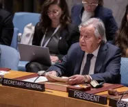 UN chief Guterres urges action on women, peace and security at Security Council