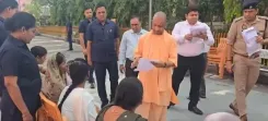 Yogi Adityanath holds Janata Darshan in Gorakhpur, meets 200+ citizens