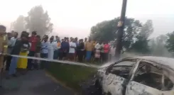 Barabanki car fire: Driver burnt alive as moving vehicle engulfs in flames