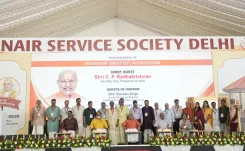 उपराष्ट्रपति सीपी राधाकृष्णन ने द्वारका में मन्नम स्मृति मंडपम का उद्घाटन किया, मन्नथु पद्मनाभन की प्रतिमा अनावरित
