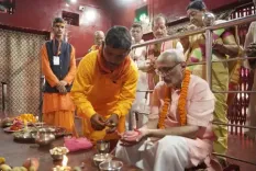 बिहार: उपराष्ट्रपति सीपी राधाकृष्णन ने मां चामुंडा शक्तिपीठ में की पूजा-अर्चना