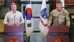US Army secretary calls North Korea, China 'basic threats' in region