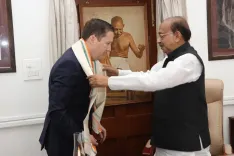 US Ambassador Sergio Gor visits Gandhi Smriti, discusses India-US ties with Vijay Goel