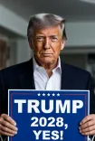 Is US President Trump Signaling a 2028 Run with ‘Trump 2028’ AI Image?