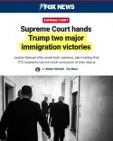US Supreme Court Backs Trump on Two Asylum Rulings