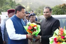 CM धामी ने रुद्रप्रयाग बाईपास पुल-सुरंग का निरीक्षण किया, चमोली में भव्य स्वागत