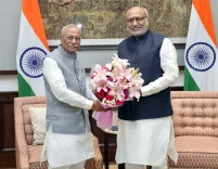 उत्तराखंड के नए राज्यपाल डॉ. ढाल सिंह बिसेन ने उपराष्ट्रपति सीपी राधाकृष्णन से की शिष्टाचार भेंट