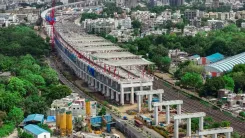 Vadodara bullet train station: Slab casting done, steel erection begins
