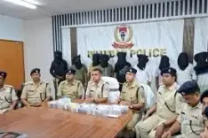 विदेश में बैठकर धनबाद में गैंग चलाने वाले गैंगस्टर प्रिंस खान के 9 गुर्गों को पुलिस ने किया गिरफ्तार