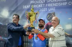 विदेशी सरजमीं पर भारतीय डेफ टीम का जलवा, दुबई के खिलाफ टी20 सीरीज में 'क्लीन स्वीप'