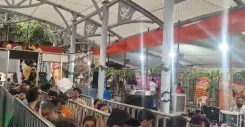 क्या विजयवाड़ा के कनक दुर्गा मां मंदिर में भक्तों का सैलाब उमड़ रहा है?