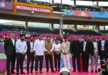 विशाखापत्तनम: एसीए-वीडीसीए स्टेडियम में मिताली राज स्टैंड और रावी कल्पना गेट का अनावरण