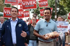 Vivek Ramaswamy Campaigns Across Northeast Ohio