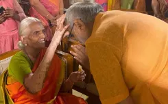 Did VP Radhakrishnan Take Time from His Busy Schedule to Visit His Mother in Tiruppur?